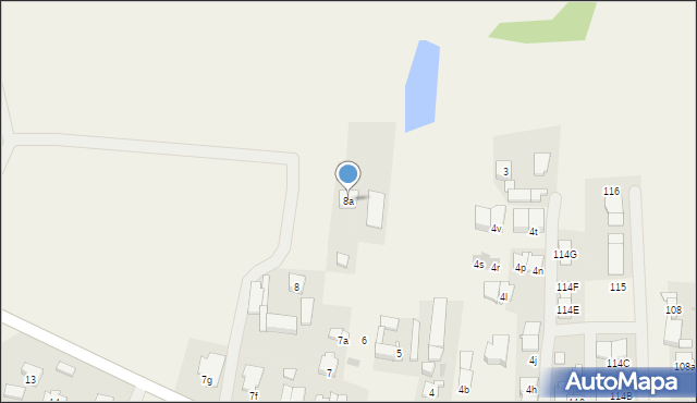 Adamowo, Adamowo, 8a, mapa Adamowo