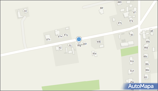 Adamowo, Adamowo, 90g, mapa Adamowo
