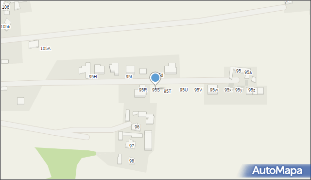 Adamowo, Adamowo, 95S, mapa Adamowo