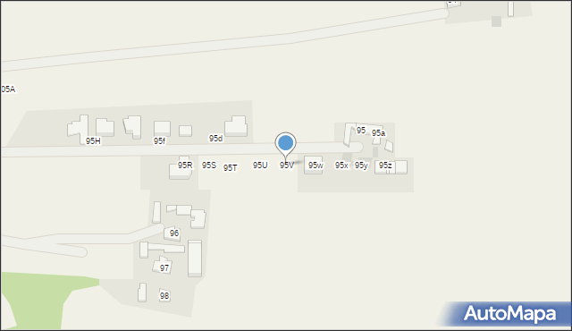 Adamowo, Adamowo, 95V, mapa Adamowo