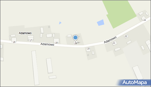 Adamowo, Adamowo, 19, mapa Adamowo