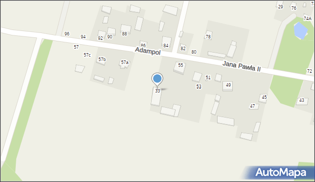 Adampol, Adampol, 33, mapa Adampol