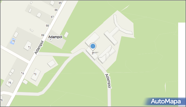 Adampol, Adampol, 37, mapa Adampol