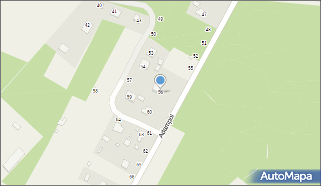 Adampol, Adampol, 56, mapa Adampol