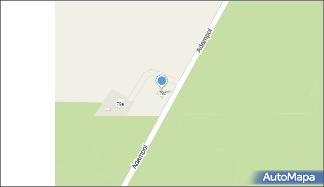 Adampol, Adampol, 79c, mapa Adampol