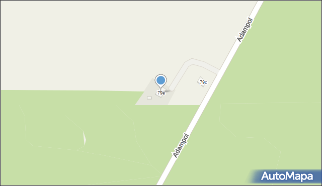 Adampol, Adampol, 79e, mapa Adampol
