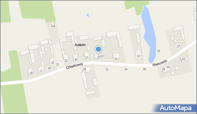 Adelin, Adelin, 27, mapa Adelin