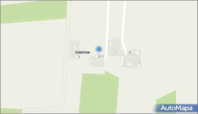 Adelinów, Adelinów, 4, mapa Adelinów