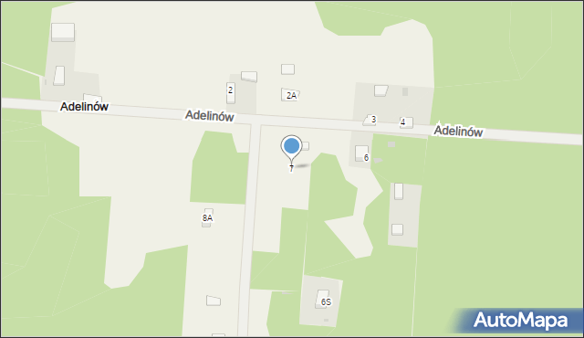 Adelinów, Adelinów, 7, mapa Adelinów