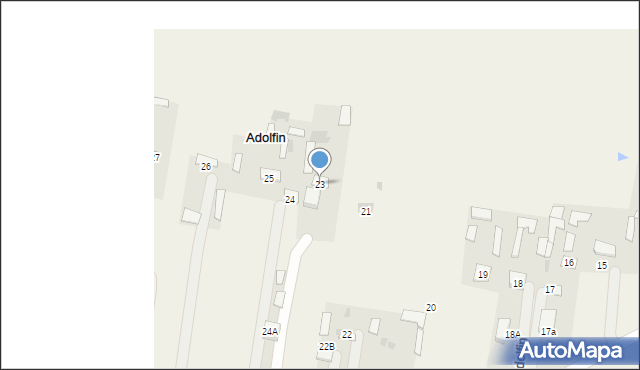 Adolfin, Adolfin, 23, mapa Adolfin