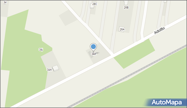 Adolfin, Adolfin, 34d, mapa Adolfin
