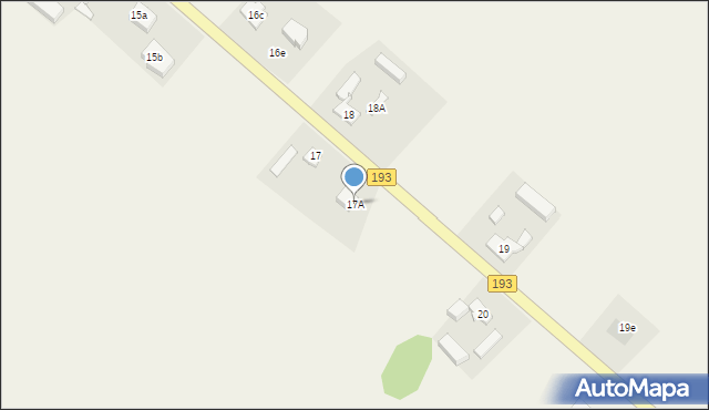Adolfowo, Adolfowo, 17A, mapa Adolfowo
