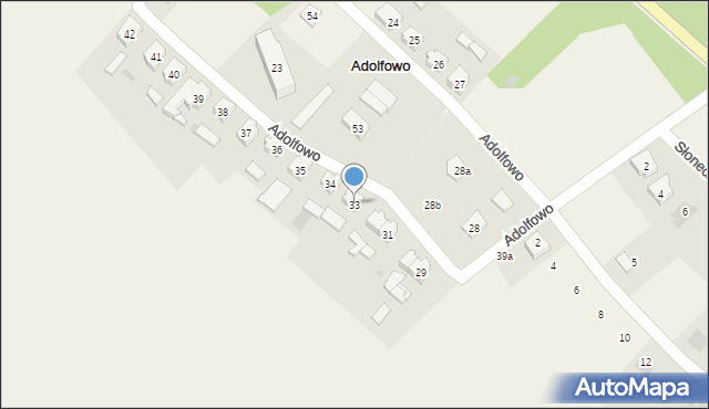 Adolfowo, Adolfowo, 33, mapa Adolfowo