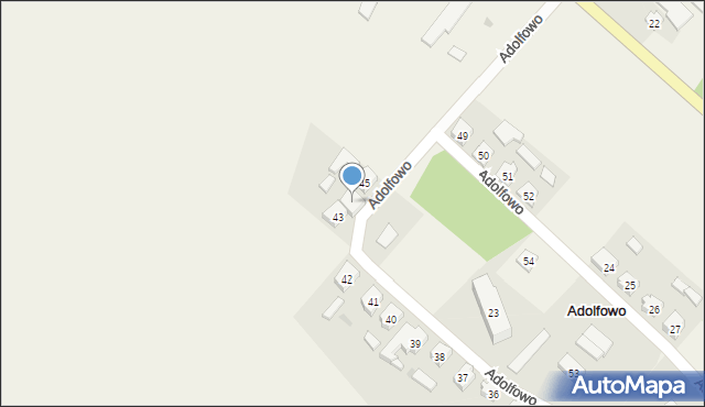 Adolfowo, Adolfowo, 44, mapa Adolfowo