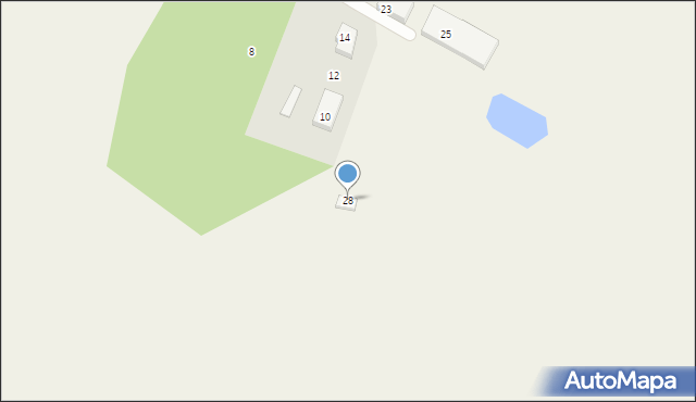 Arciszewo, Admiralska, 28, mapa Arciszewo