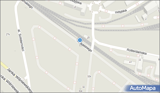 Gdynia, Adamskiego Zygmunta, 3, mapa Gdyni