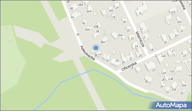 Gdynia, Adwokacka, 36, mapa Gdyni
