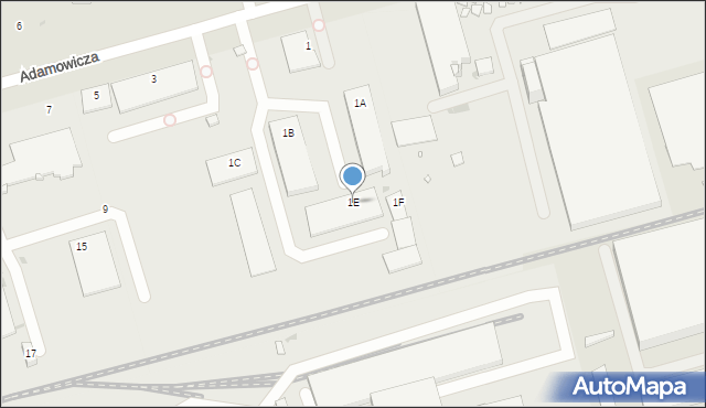 Góra Kalwaria, Adamowicza Norberta, 1E, mapa Góra Kalwaria