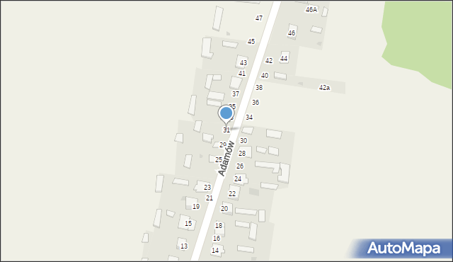 Gózd, Adamów, 31, mapa Gózd