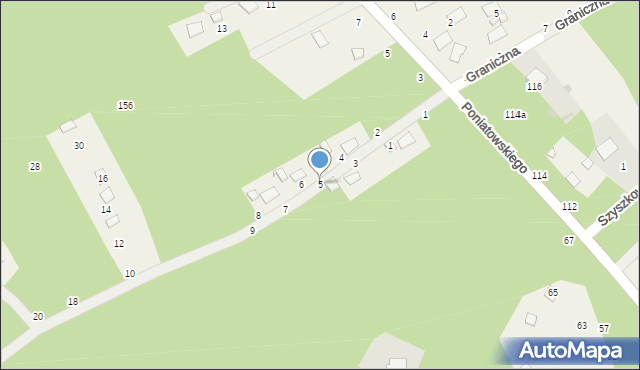 Iły, Adampolska, 5, mapa Iły