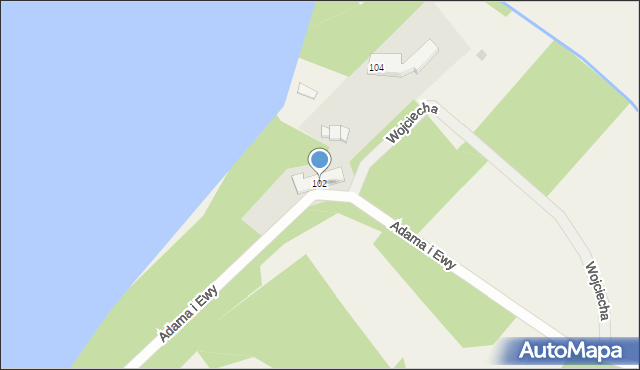 Kręsk, Adama i Ewy, 102, mapa Kręsk