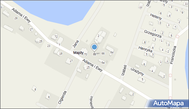Majdy, Adama i Ewy, 68, mapa Majdy
