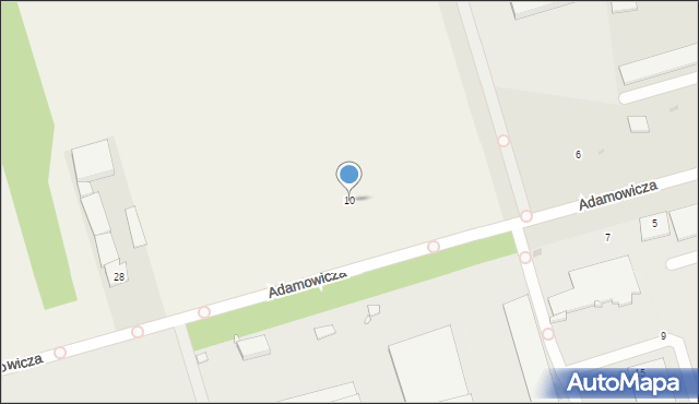 Mikówiec, Adamowicza Norberta, 10, mapa Mikówiec