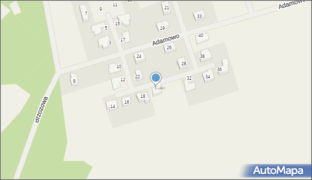 Nochowo, Adamowo, 20, mapa Nochowo