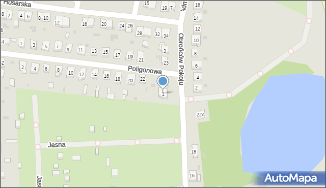 Ruda Śląska, Admiralska, 1, mapa Rudy Śląskiej