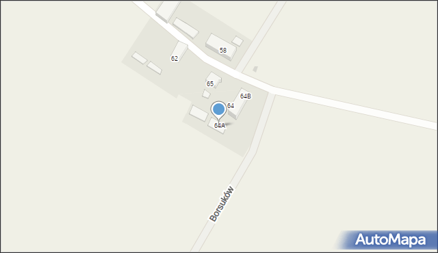 Studzionka, Adelajda, 64A, mapa Studzionka