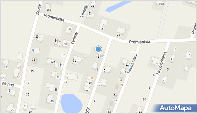 Mierzyn, Afrodyty, 4, mapa Mierzyn