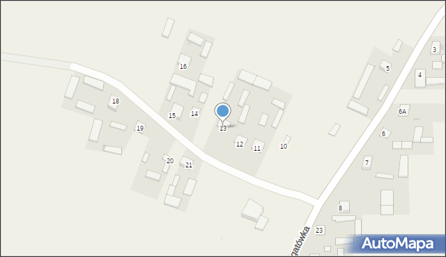 Agatówka, Agatówka, 13, mapa Agatówka