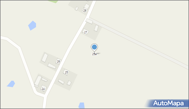 Agnieszkowo, Agnieszkowo, 25a, mapa Agnieszkowo