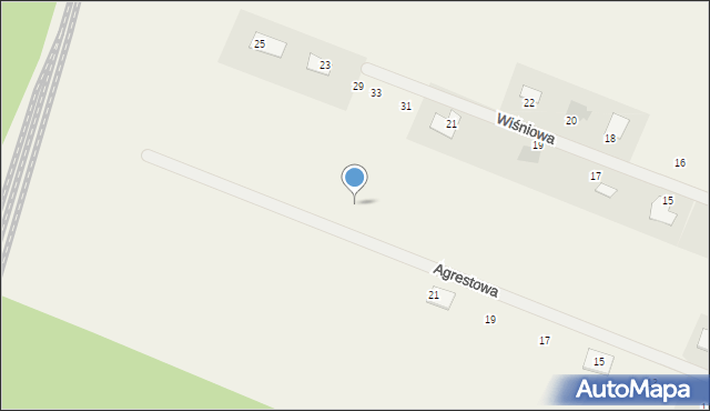 Białuń, Agrestowa, 28, mapa Białuń