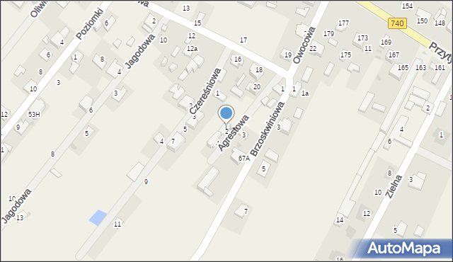 Bielicha, Agrestowa, 2, mapa Bielicha