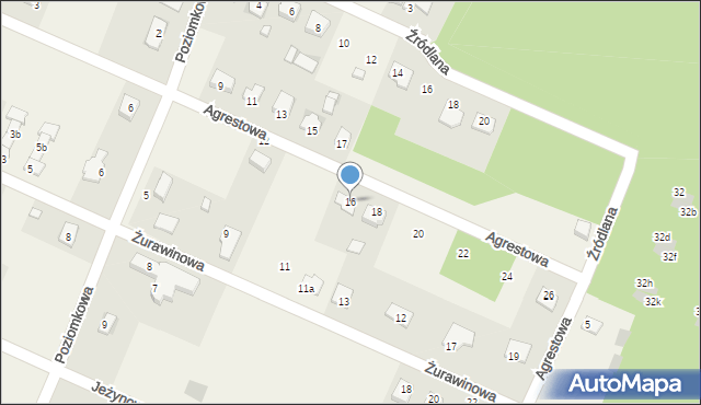 Bilcza, Agrestowa, 16, mapa Bilcza