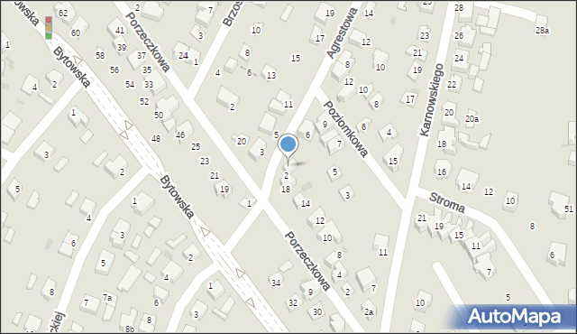Chojnice, Agrestowa, 4, mapa Chojnic