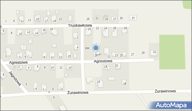 Cisew, Agrestowa, 19, mapa Cisew