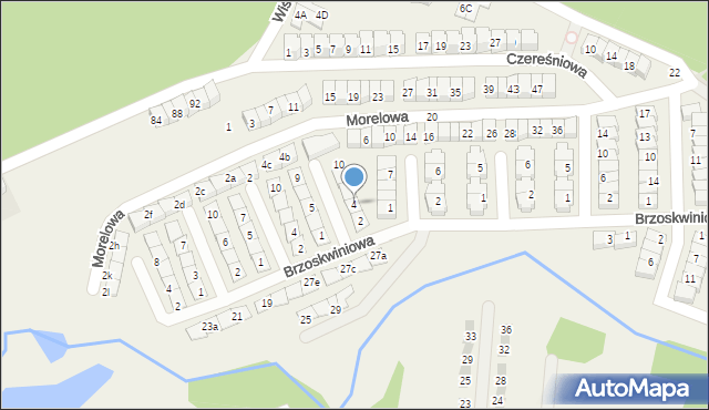 Czapury, Agrestowa, 4, mapa Czapury