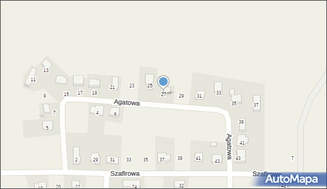 Dobrzykowice, Agatowa, 27, mapa Dobrzykowice