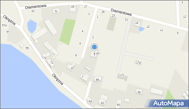 Jerzykowo, Agatowa, 5, mapa Jerzykowo