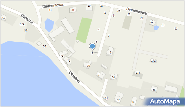 Jerzykowo, Agatowa, 8, mapa Jerzykowo