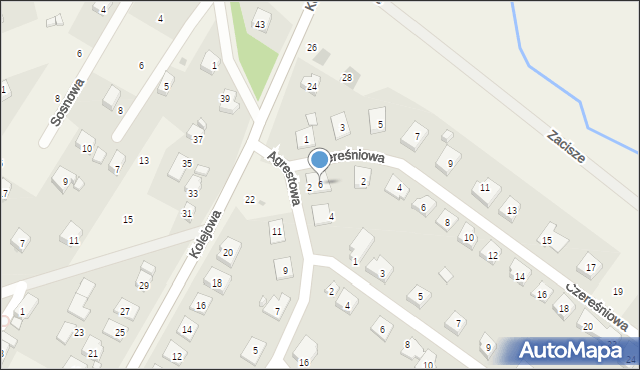 Kamieniec Wrocławski, Agrestowa, 6, mapa Kamieniec Wrocławski