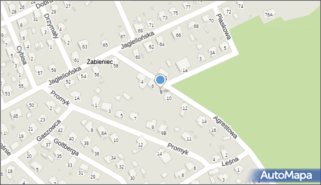 Kędzierzyn-Koźle, Agrestowa, 8, mapa Kędzierzyna-Koźle