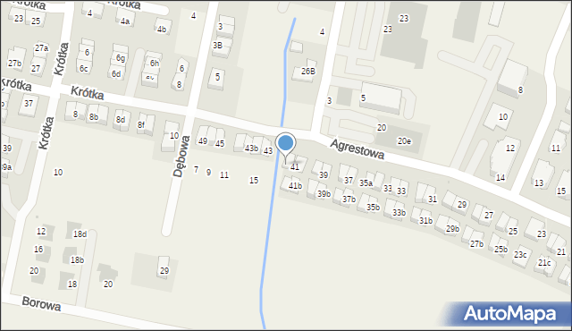 Kiełczów, Agrestowa, 41a, mapa Kiełczów