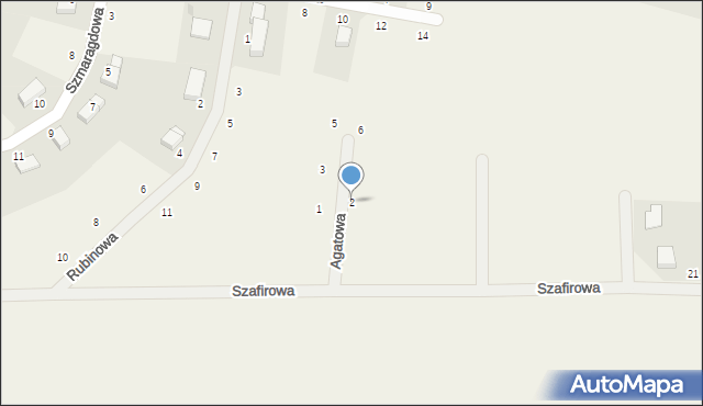 Kunice, Agatowa, 2, mapa Kunice