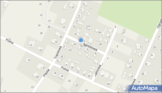 Maksymilianowo, Agrestowa, 4, mapa Maksymilianowo