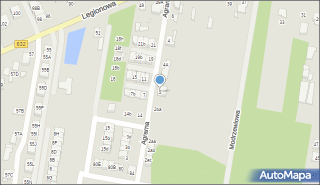 Marki, Agrarna, 2, mapa Marki