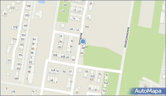 Marki, Agrarna, 2ab, mapa Marki