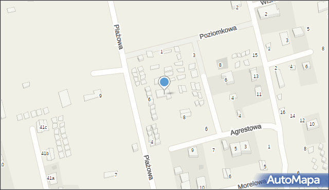 Mielenko, Agrestowa, 10, mapa Mielenko